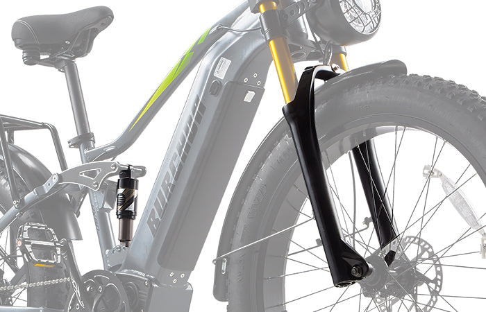 Burchda RX80 48V20Ah | 1000W | Double suspension Electric bike – PULUMA