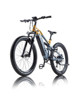 Vélo électrique KIMDYMA K01 1000W à suspension complète, capteur de couple Peilin, queue souple